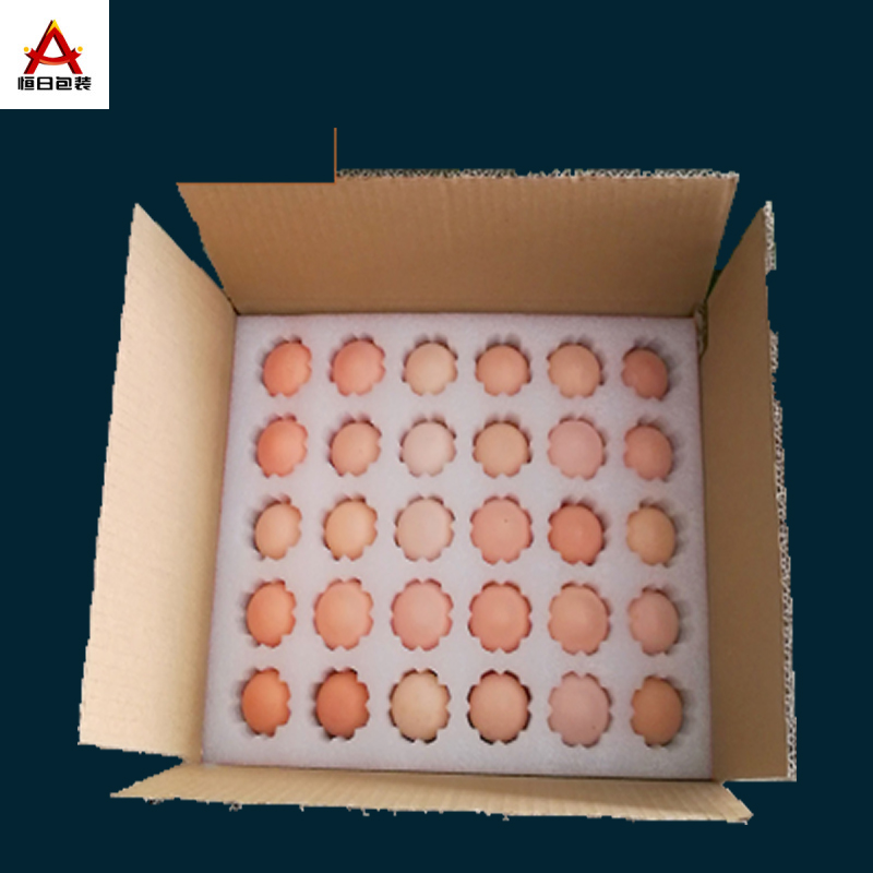 厂家直供珍珠棉鸡蛋托土鸡蛋包装盒 快递包装箱蛋类泡沫箱